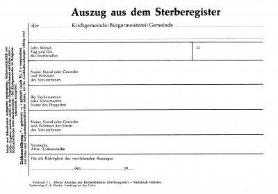 Ahnentafel-Vordruck V 7c  10 Stück 