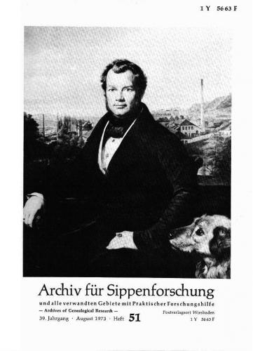 Archiv für Sippenforschung - Einzelheft, Band 51 (1973 (39. Jg.)) 