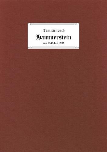 Ortsfamilienbuch Hammerstein, 1545-1899 