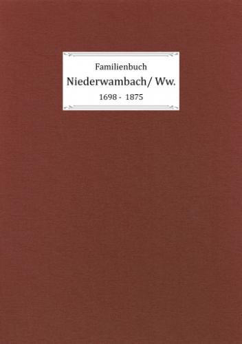 Ortsfamilienbuch Niederwambach/Ww 