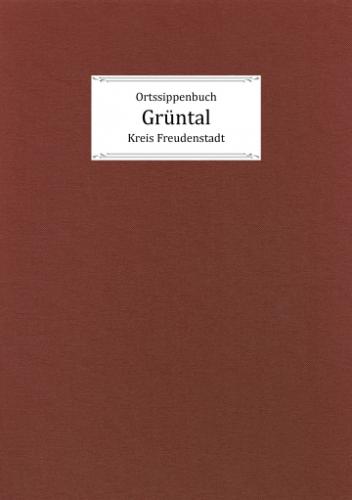 Ortssippenbuch Grüntal 1600  1900 