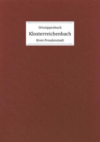 Ortssippenbuch Klosterreichenbach 1604  1808 