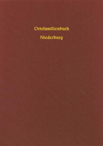 Familienbuch Niederburg 1674-1885 