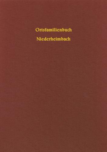 Familienbuch Niederheimbach rk. 1691-1869 