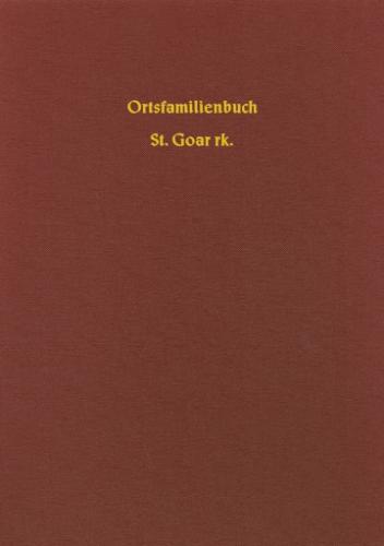 Familienbuch St. Goar rk. 1652-1798 