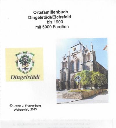 Ortsfamilienbuch Dingelstädt 1688-1900 (CD) 