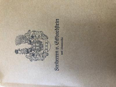 Freiherren v. Eckhardstein 