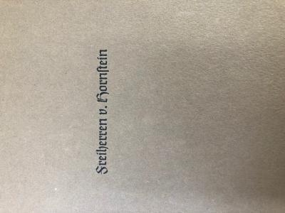 Freiherren v. Hornstein 