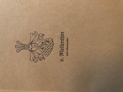 v. Mellenthin 