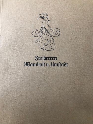 Freiherren Wambolt v. Umstadt 