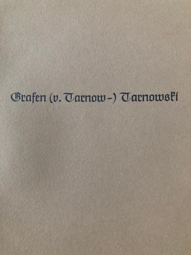 Grafen (v. Tarnow-) Tarnowski 