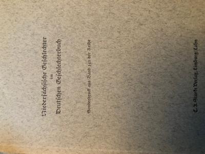Niedersächsische Geschlechter im Deutschen Geschlechterbuch 