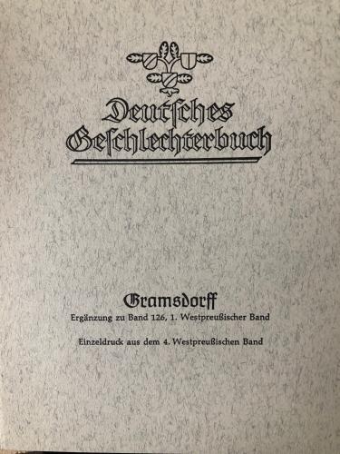 Gramsdorff (Ergänzung zu Band 126) 