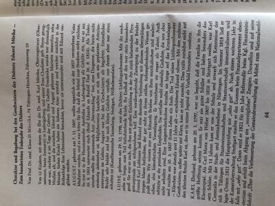Charakter und Begabung bei den Geschwistern des Dichters Eduard Mörike 