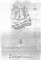 Leichenpredigten-Sammlung im Besitz der Christian-Weise-Bibliothek in Zittau/Sachsen 