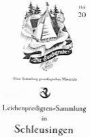 Leichenpredigten-Sammlung in Schleusingen  (1960) 