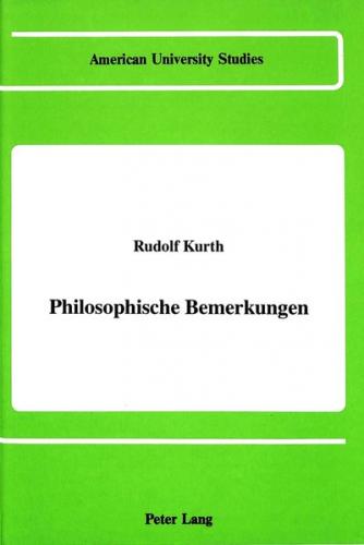 Philosophische Bemerkungen 