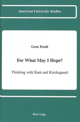 For What May I Hope? 