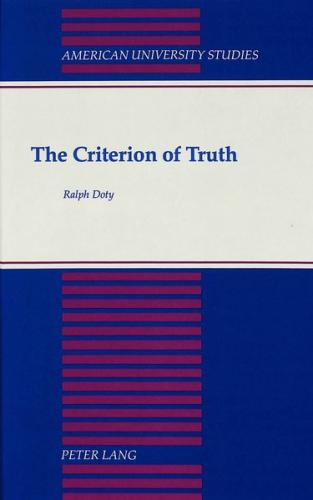 The Criterion of Truth 