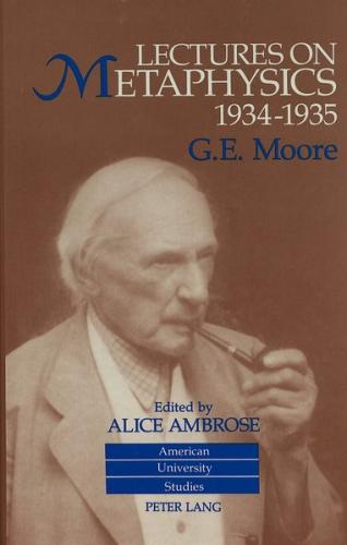 Lectures on Metaphysics, 1934-1935 