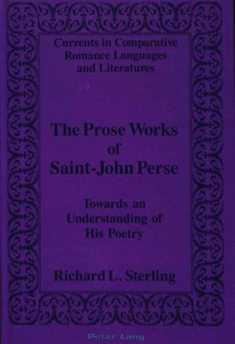 The Prose Works of Saint-John Perse 
