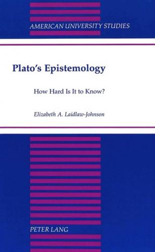 Plato's Epistemology 