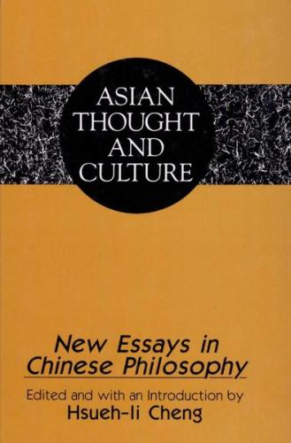 New Essays in Chinese Philosophy 