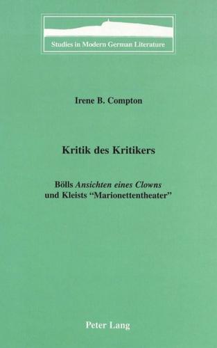Kritik des Kritikers 