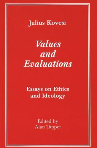 Values and Evaluations 