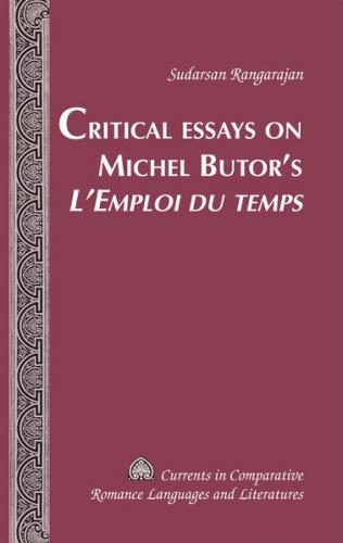 Critical Essays on Michel Butor’s «L’Emploi du temps» (Ebook - pdf) 