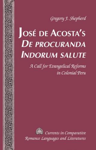 José de Acosta’s «De procuranda Indorum salute» (Ebook - pdf) 