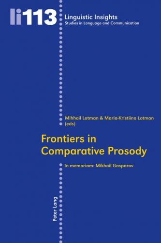 Frontiers in Comparative Prosody 