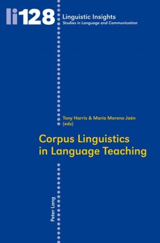 Corpus Linguistics in Language Teaching 