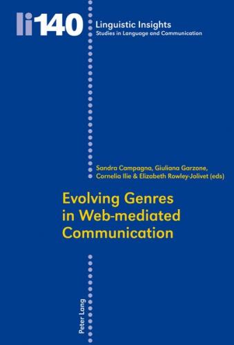 Evolving Genres in Web-mediated Communication 