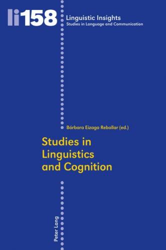 Studies in Linguistics and Cognition 