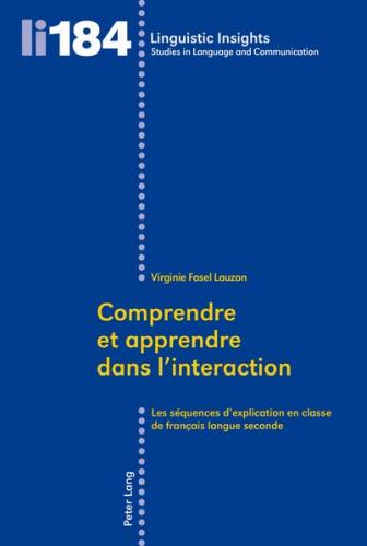 Comprendre et apprendre dans l’interaction 