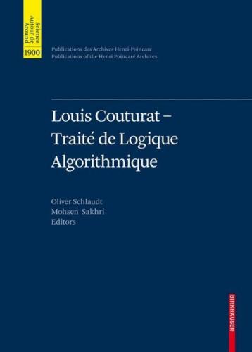 Louis Couturat -Traité de Logique algorithmique (Ebook - pdf) 