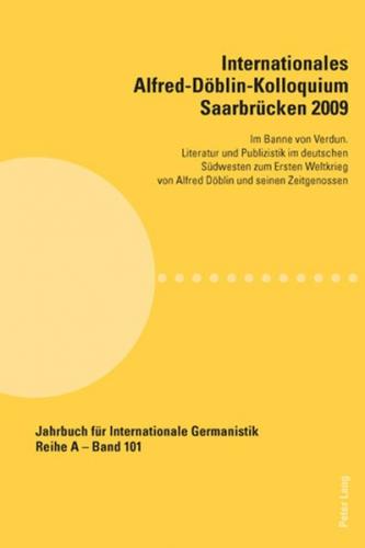 Internationales Alfred-Döblin-Kolloquium Saarbrücken 2009 (Ebook - pdf) 