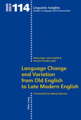 Language Change and Variation from Old English to Late Modern English (Ebook - pdf) 