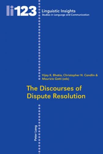 The Discourses of Dispute Resolution (Ebook - pdf) 
