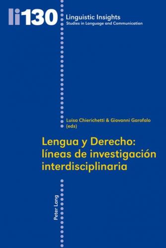 Lengua y Derecho: líneas de investigación interdisciplinaria (Ebook - pdf) 