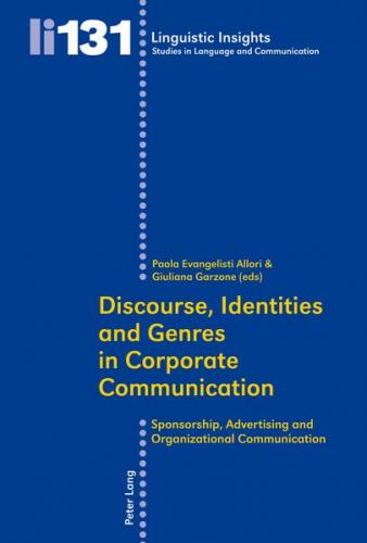 Discourse, Identities and Genres in Corporate Communication (Ebook - pdf) 
