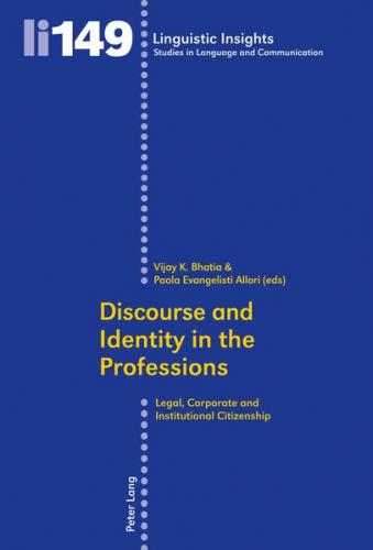 Discourse and Identity in the Professions (Ebook - pdf) 