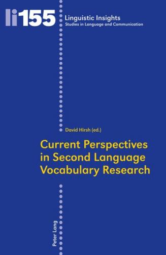 Current Perspectives in Second Language Vocabulary Research (Ebook - pdf) 