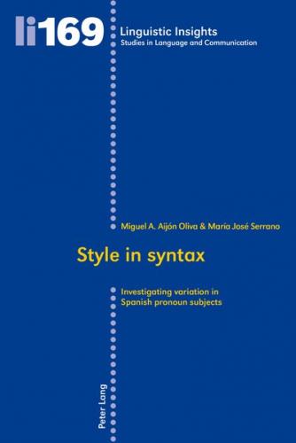 Style in syntax (Ebook - pdf) 