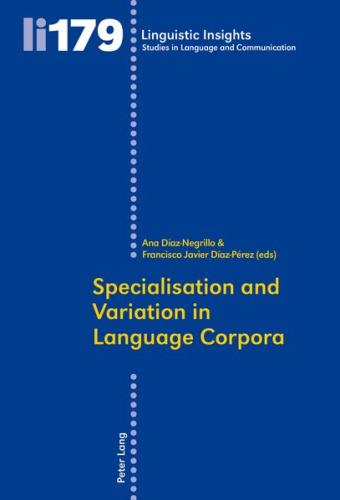 Specialisation and Variation in Language Corpora (Ebook - pdf) 