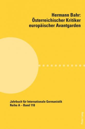 Hermann Bahr – Österreichischer Kritiker europäischer Avantgarden (Ebook - pdf) 