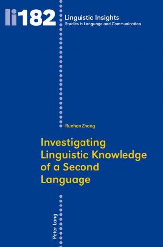 Investigating Linguistic Knowledge of a Second Language (Ebook - pdf) 