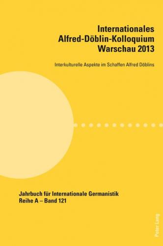 Internationales Alfred-Döblin-Kolloquium Warschau 2013 (Ebook - pdf) 