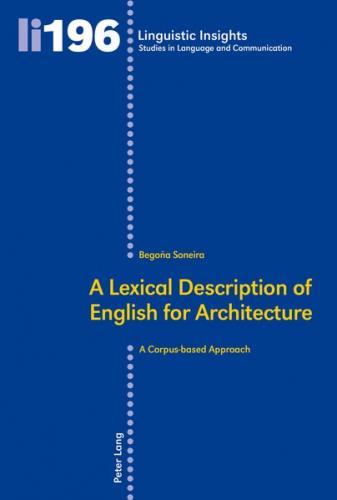 A Lexical Description of English for Architecture (Ebook - pdf) 
